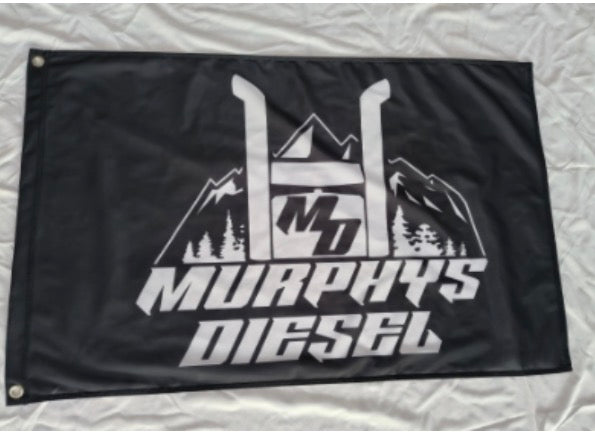 Murphys Diesel flag, full view