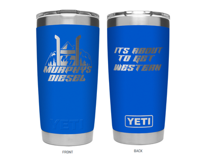 Murphys Diesel Yeti Rambler 20oz Tumbler w/Magslider Lid