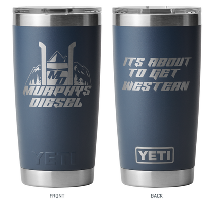 Murphys Diesel Yeti Rambler 20oz Tumbler w/Magslider Lid