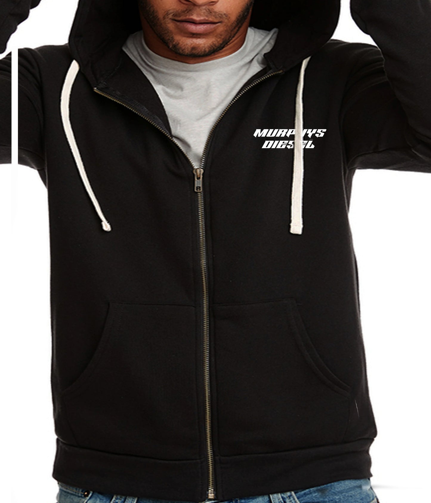 Mountain Logo Zip Up Jacket