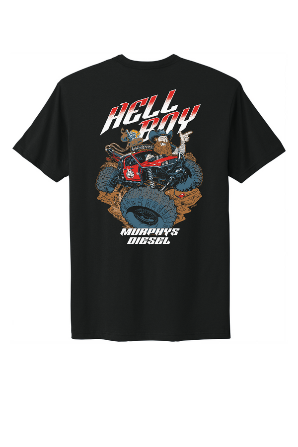 Kids Hell Boy Logo shirt in short sleeve and pullover styles
