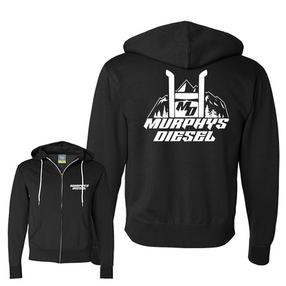 Mountain Logo Zip Up Jacket