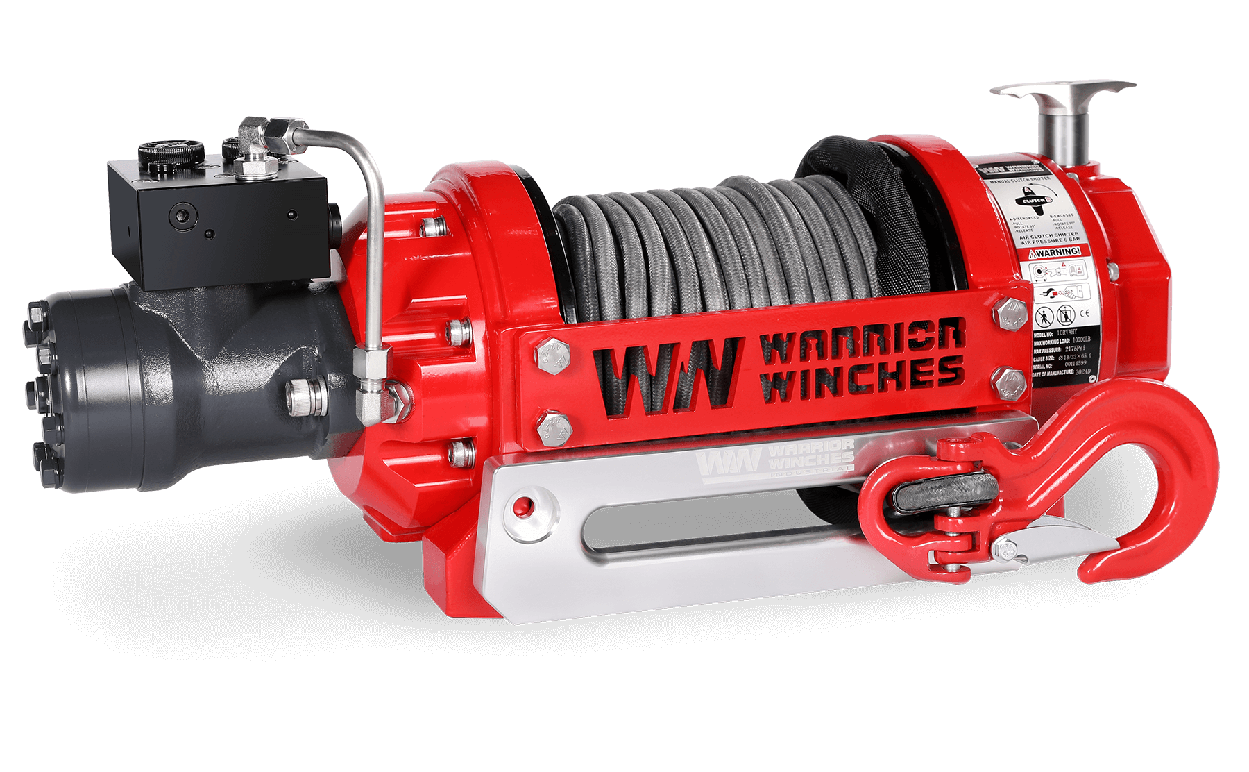 RV10 hydraulic winch