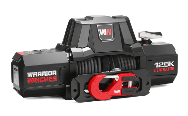 Gladiator V2 F-Type 12,500lb 12v electric winch with synthetic rope