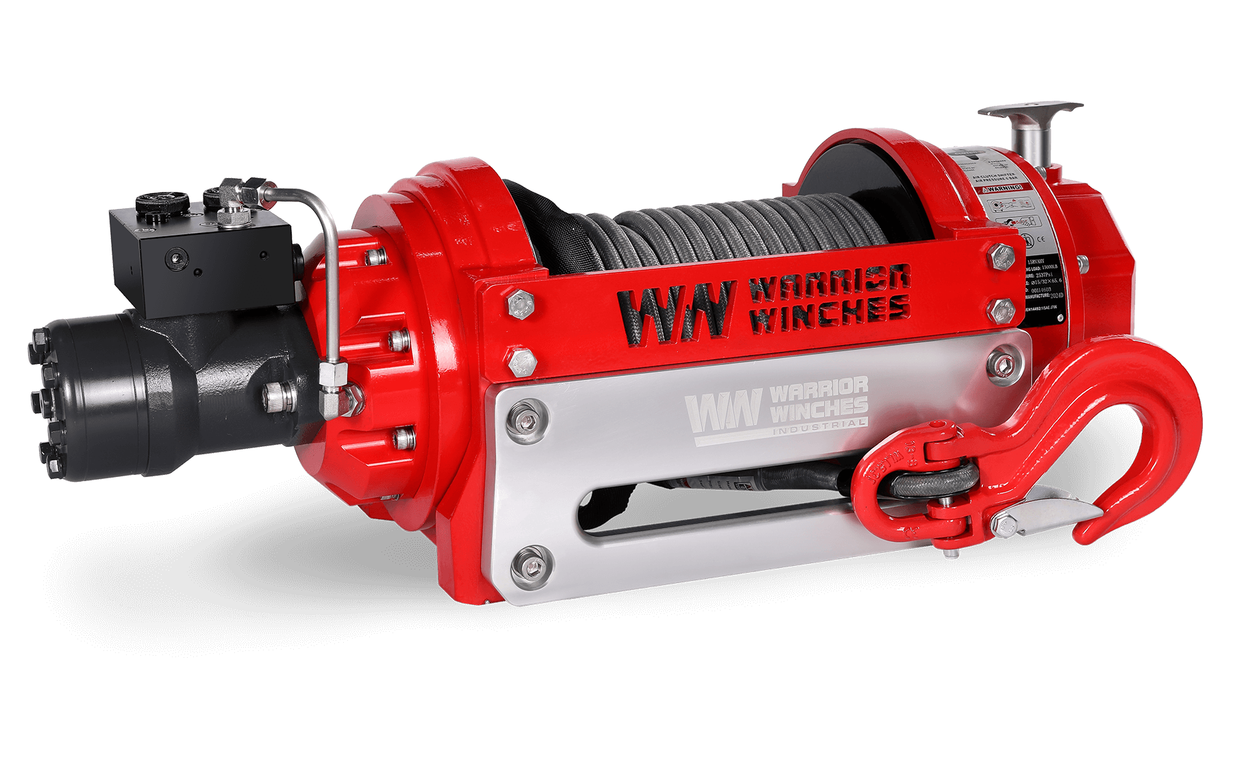 Warrior Winches hydraulic and electric line